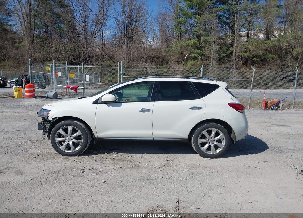 2012 NISSAN MURANO LE VIN: JN8AZ1MW9CW221035