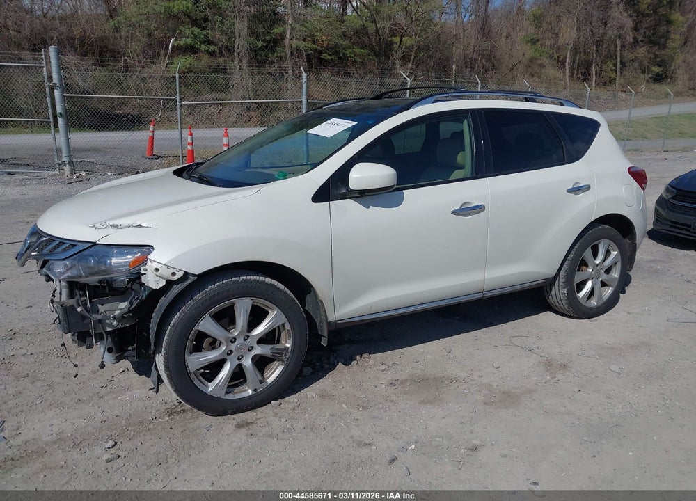 2012 NISSAN MURANO LE VIN: JN8AZ1MW9CW221035