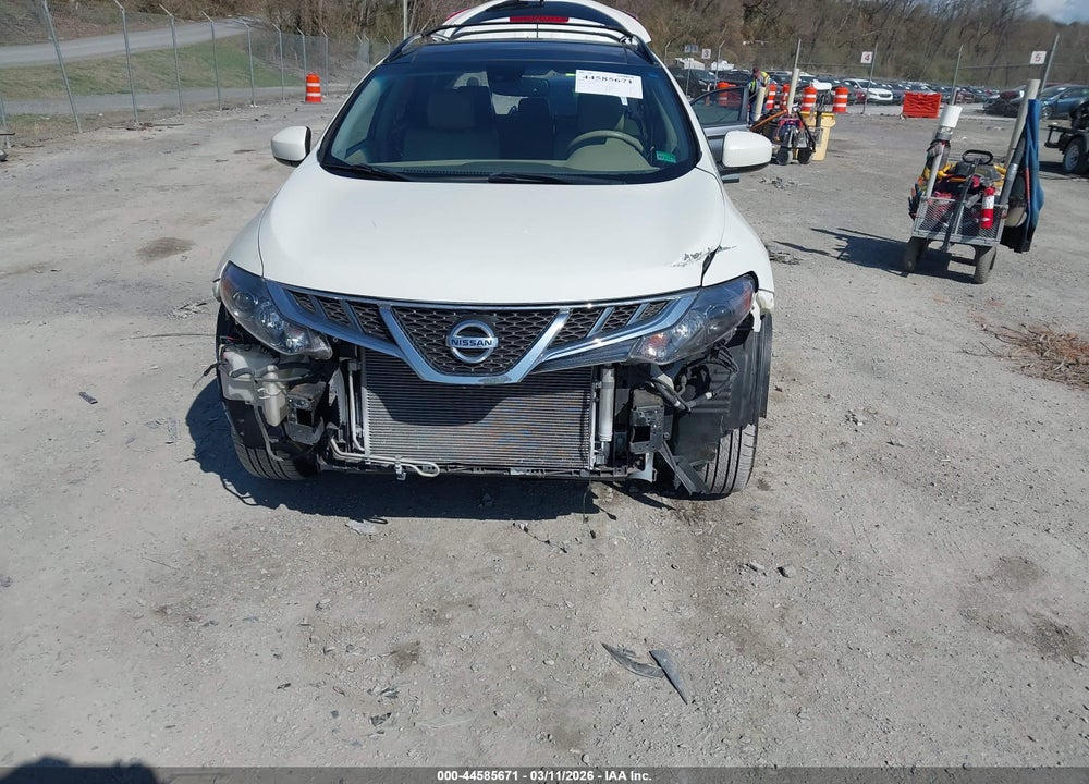 2012 NISSAN MURANO LE VIN: JN8AZ1MW9CW221035