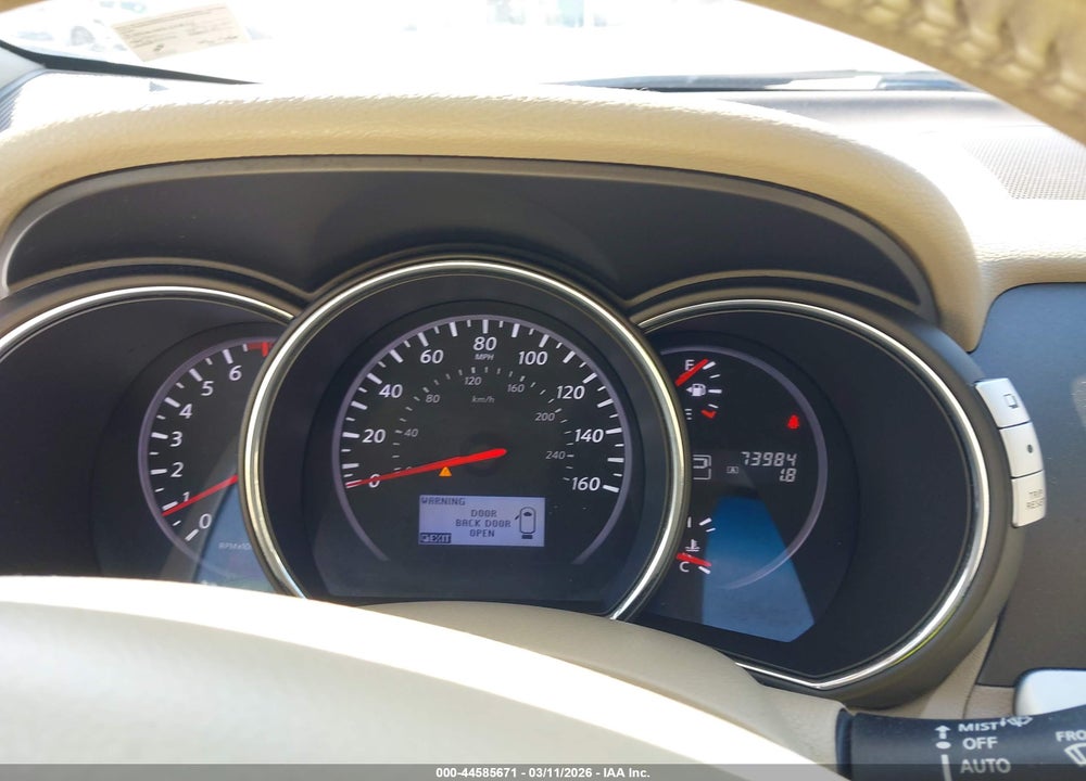 2012 NISSAN MURANO LE VIN: JN8AZ1MW9CW221035