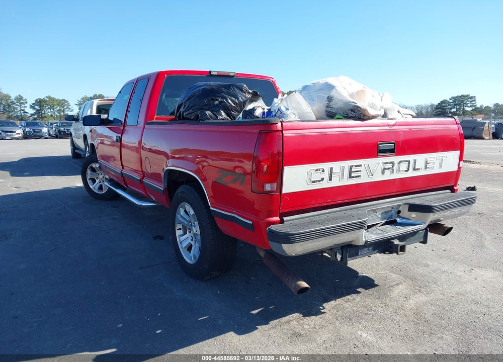 1998 CHEVROLET K1500 FLEETSIDE VIN: 2GCEK19R5W1172058