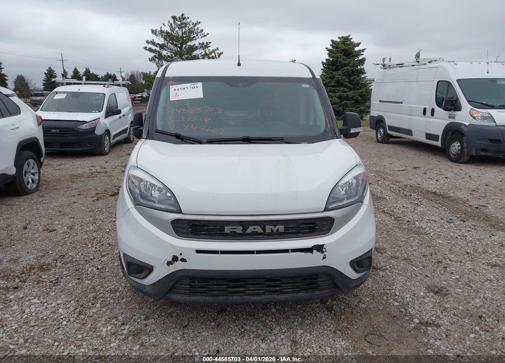 2022 RAM PROMASTER CITY CARGO VAN VIN: ZFBHRFAB4N6X44607