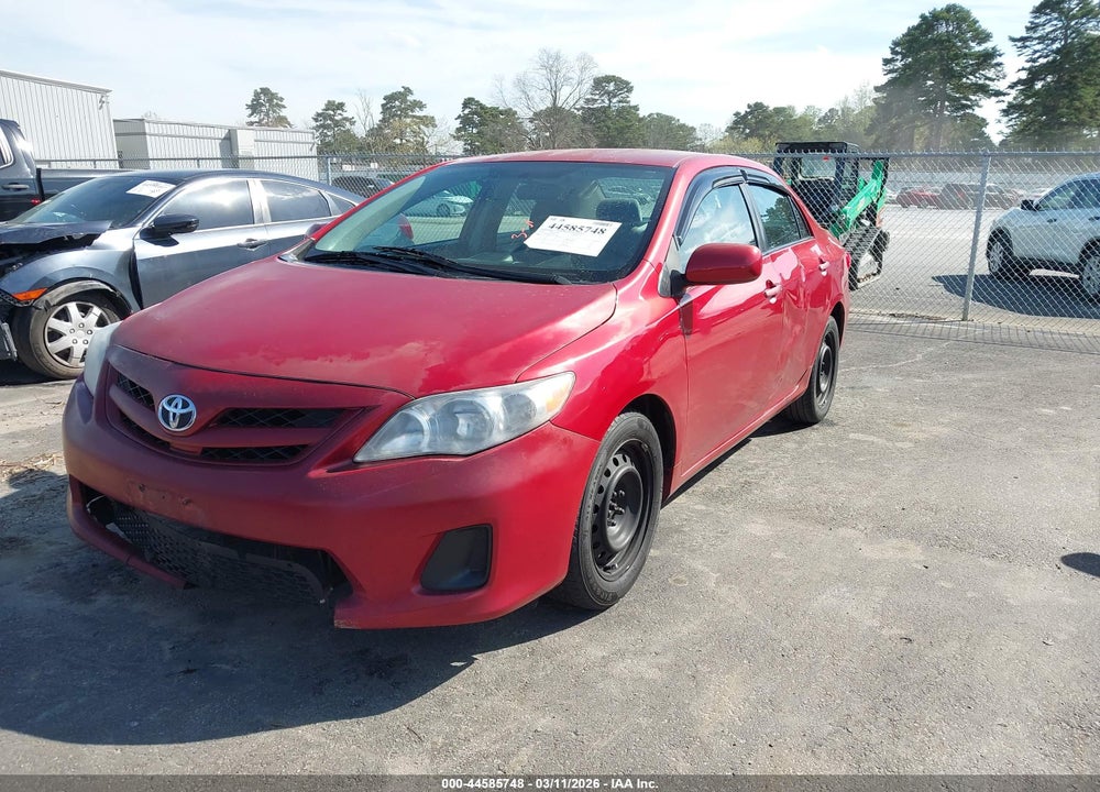 2012 TOYOTA COROLLA LE VIN: 2T1BU4EE4CC803218