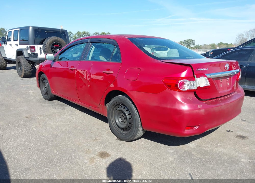 2012 TOYOTA COROLLA LE VIN: 2T1BU4EE4CC803218