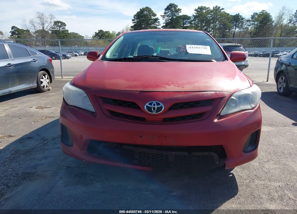 2012 TOYOTA COROLLA LE VIN: 2T1BU4EE4CC803218