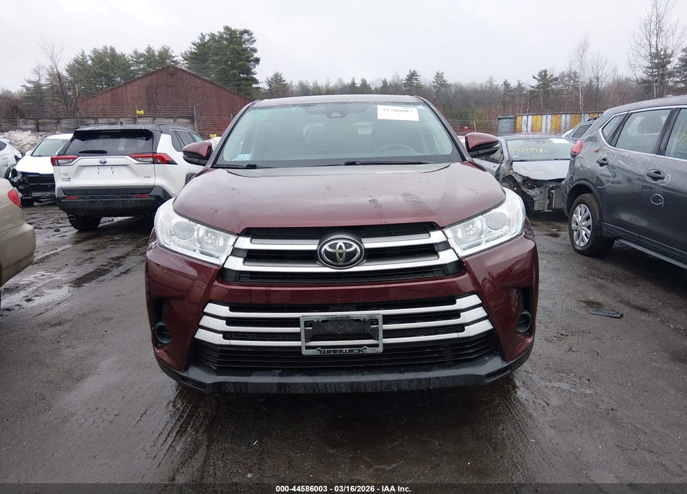 2017 TOYOTA HIGHLANDER LE VIN: 5TDBZRFH4HS387080