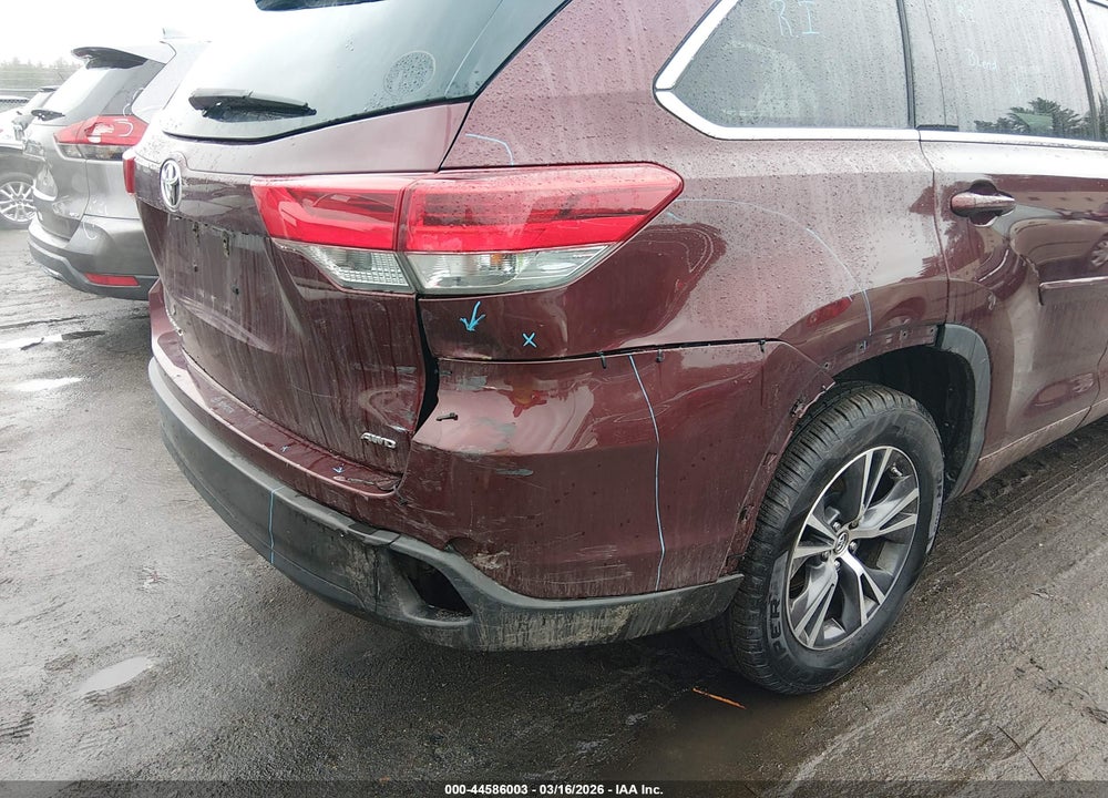 2017 TOYOTA HIGHLANDER LE VIN: 5TDBZRFH4HS387080