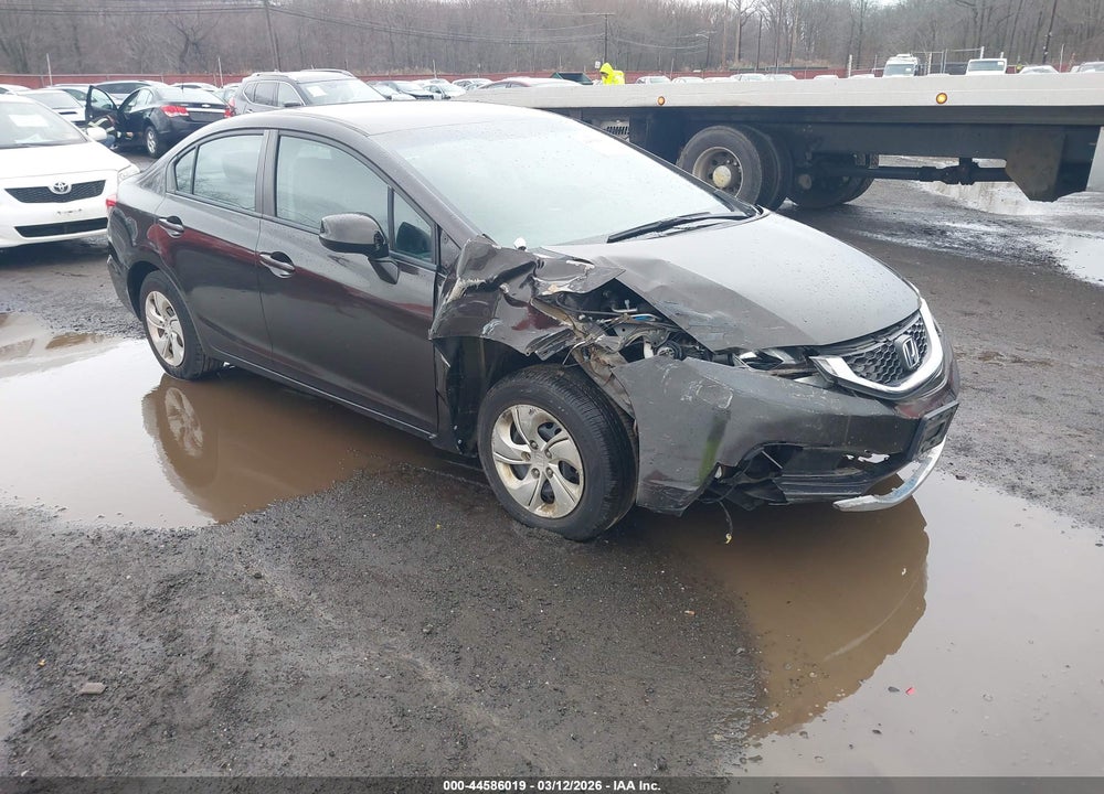 2013 HONDA CIVIC LX VIN: 19XFB2F5XDE256288