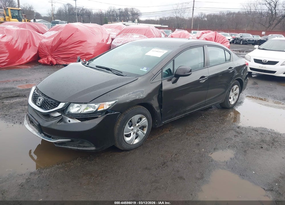 2013 HONDA CIVIC LX VIN: 19XFB2F5XDE256288