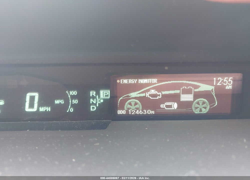 2011 TOYOTA PRIUS TWO VIN: JTDKN3DU2B5332813