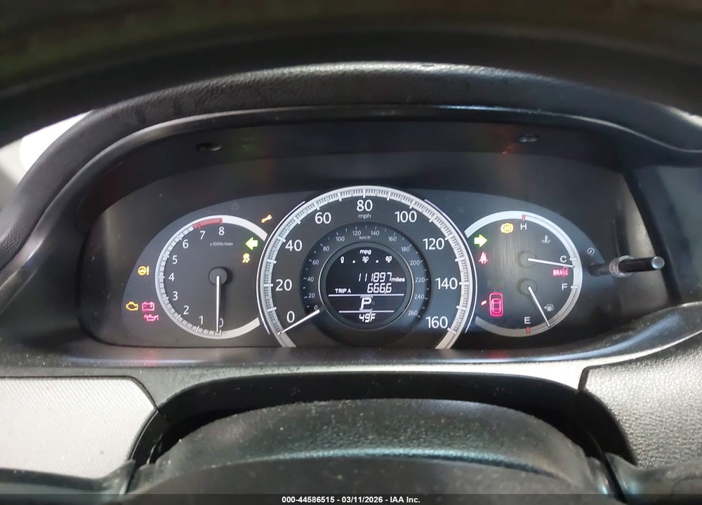 2013 HONDA ACCORD LX VIN: 1HGCR2F37DA271364