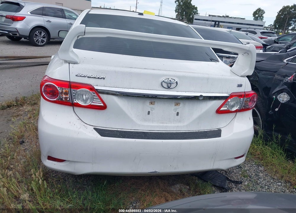 2013 TOYOTA COROLLA LE VIN: 5YFBU4EE0DP075494