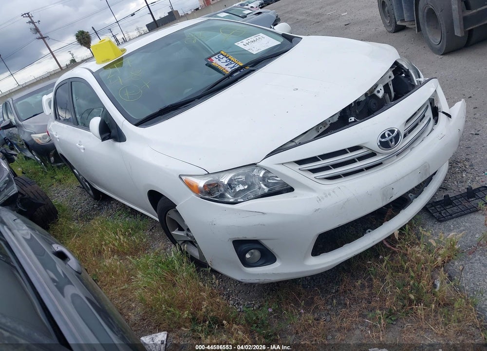 2013 TOYOTA COROLLA LE VIN: 5YFBU4EE0DP075494