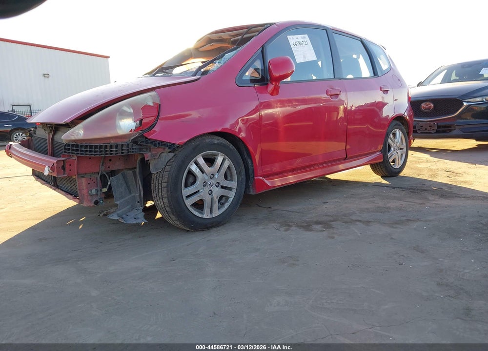 2008 HONDA FIT SPORT VIN: JHMGD38698S070544