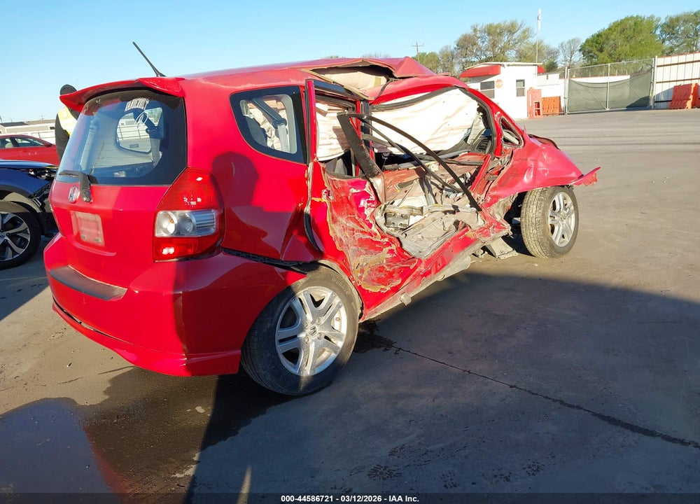 2008 HONDA FIT SPORT VIN: JHMGD38698S070544
