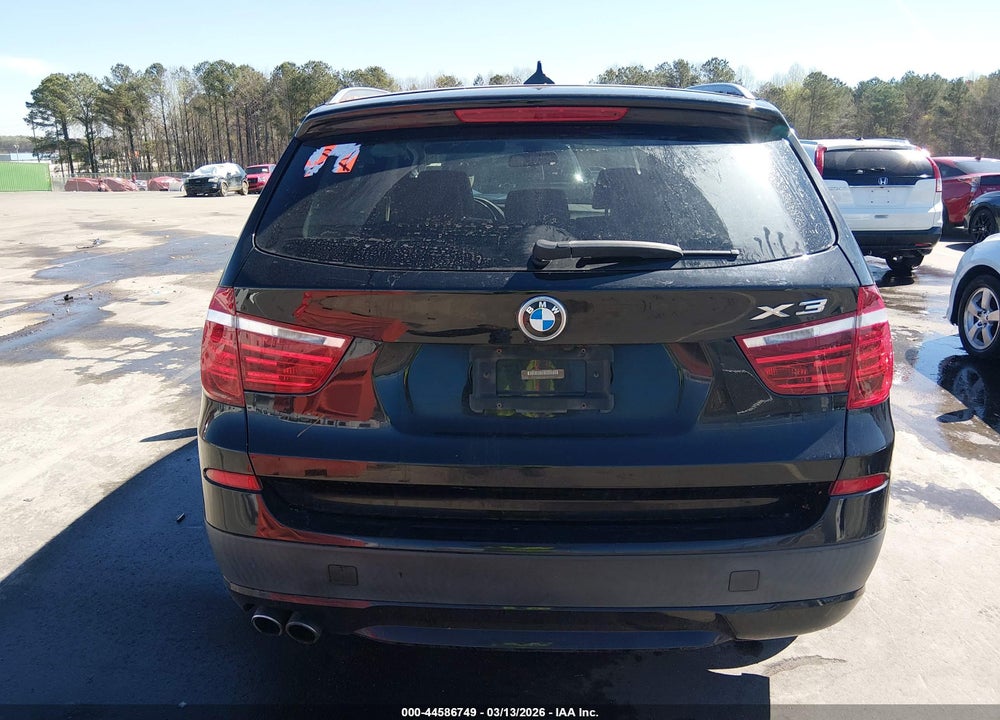 2014 BMW X3 XDRIVE28I VIN: 5UXWX9C51E0D41160