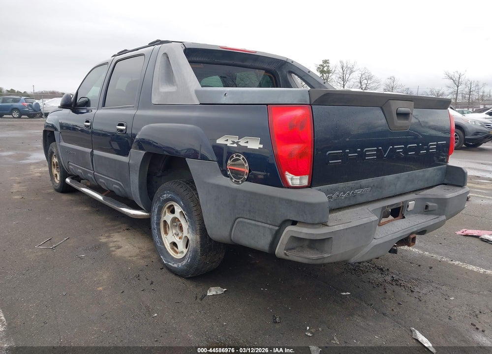 2004 CHEVROLET AVALANCHE 1500 VIN: 3GNEK12T34G230380