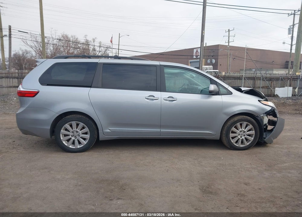2015 TOYOTA SIENNA XLE 7 PASSENGER VIN: 5TDDK3DC3FS105803