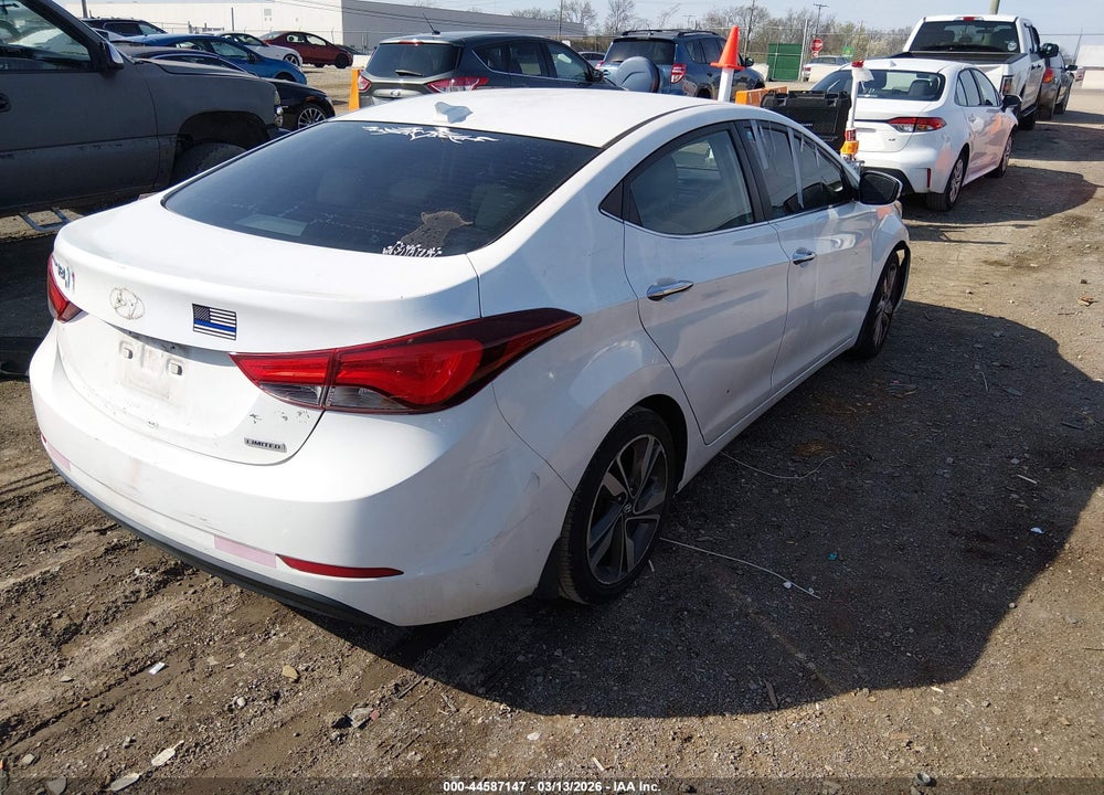 2015 HYUNDAI ELANTRA LIMITED VIN: 5NPDH4AE6FH586095