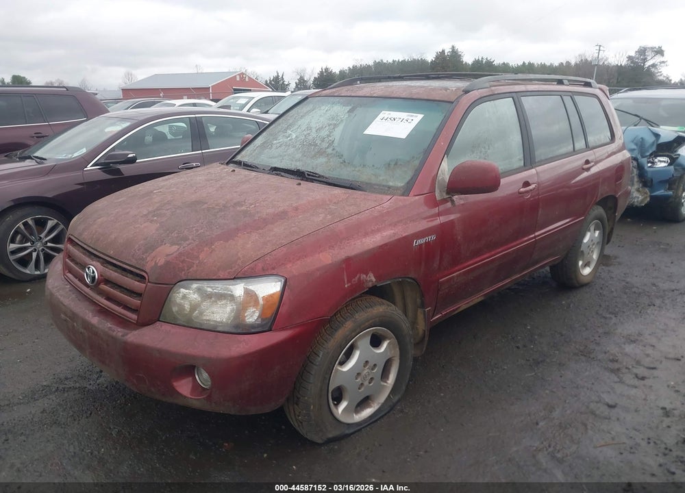 2006 TOYOTA HIGHLANDER LIMITED V6 VIN: JTEEP21A160141071