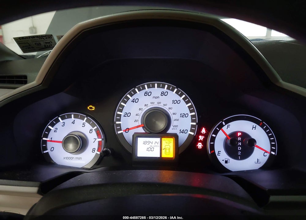 2012 HONDA PILOT EX VIN: 5FNYF4H42CB052705