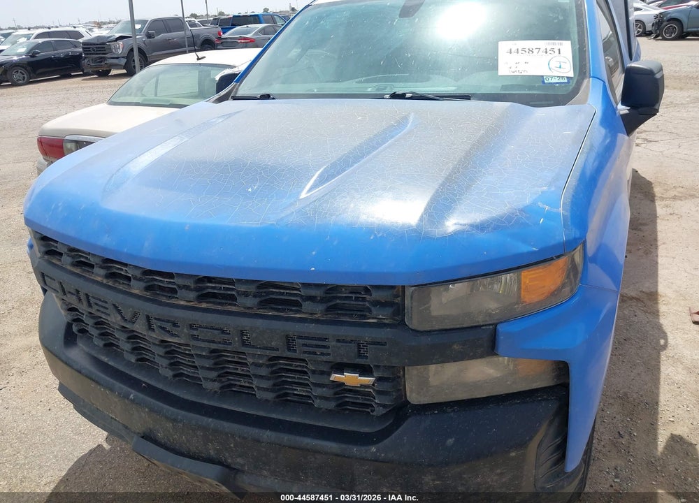 2021 CHEVROLET SILVERADO 1500 2WD  LONG BED WT VIN: 3GCNWAEFXMG397886