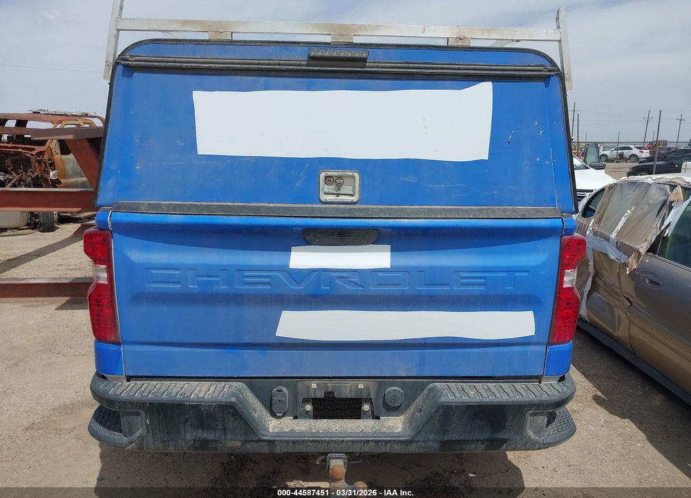 2021 CHEVROLET SILVERADO 1500 2WD  LONG BED WT VIN: 3GCNWAEFXMG397886