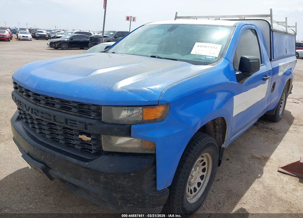 2021 CHEVROLET SILVERADO 1500 2WD  LONG BED WT VIN: 3GCNWAEFXMG397886