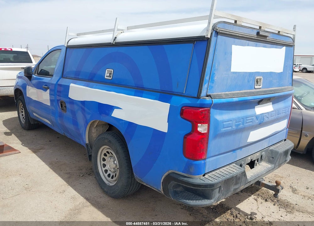 2021 CHEVROLET SILVERADO 1500 2WD  LONG BED WT VIN: 3GCNWAEFXMG397886