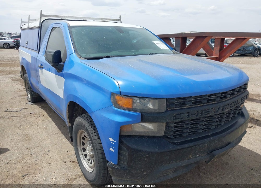 2021 CHEVROLET SILVERADO 1500 2WD  LONG BED WT VIN: 3GCNWAEFXMG397886