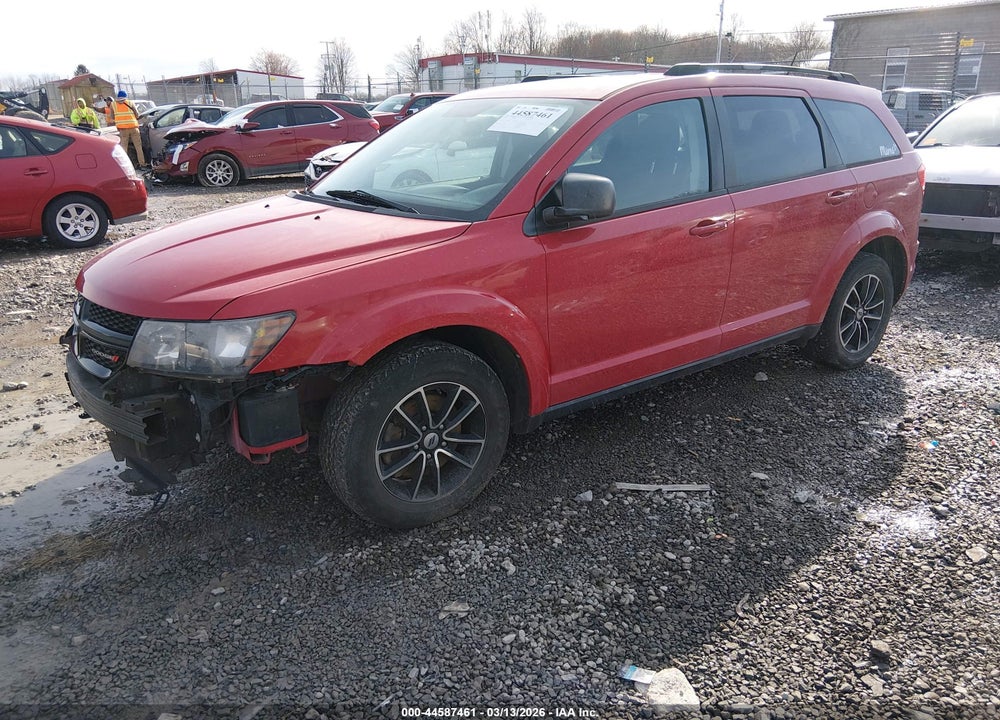 2018 DODGE JOURNEY SE VIN: 3C4PDCAB4JT322634