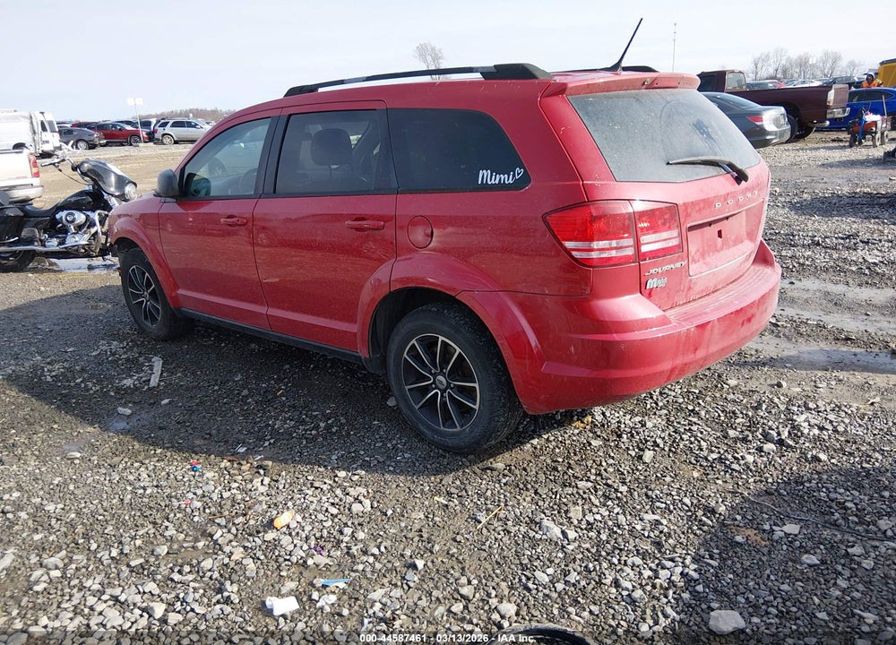 2018 DODGE JOURNEY SE VIN: 3C4PDCAB4JT322634