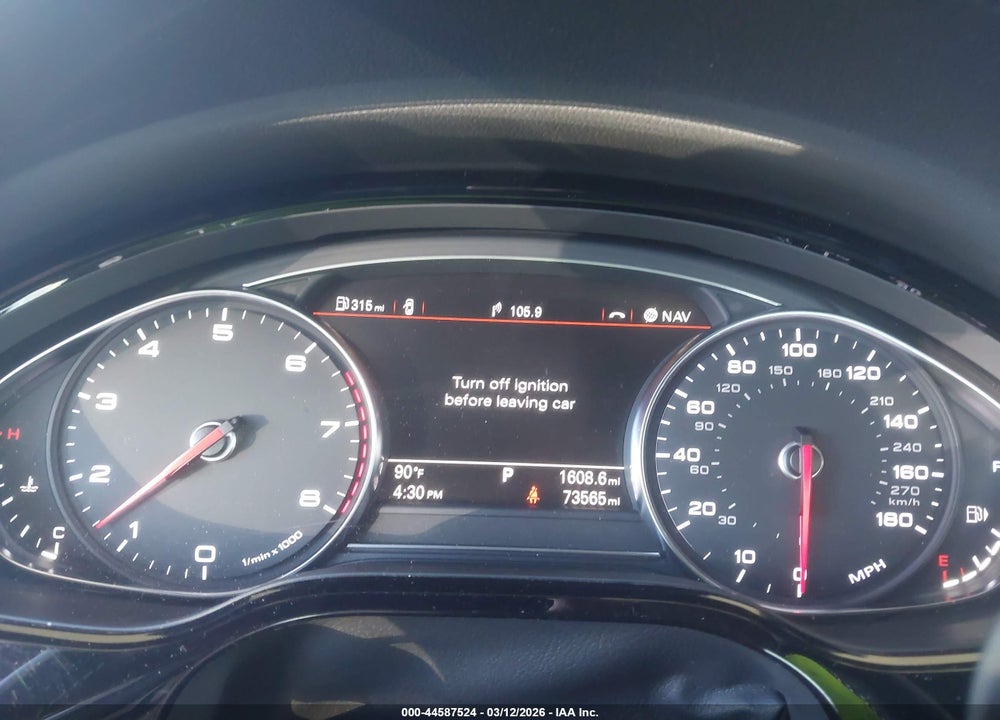 2017 AUDI A8 L 3.0T VIN: WAU44AFD9HN019308