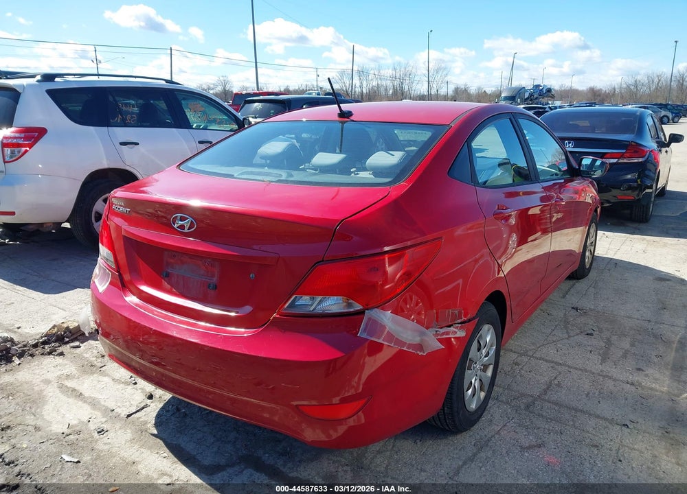 2016 HYUNDAI ACCENT SE VIN: KMHCT4AE6GU122575