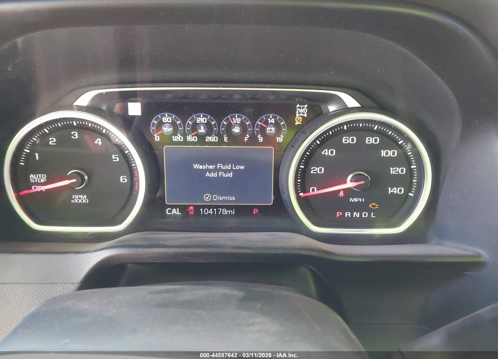 2019 CHEVROLET SILVERADO 1500 HIGH COUNTRY VIN: 1GCUYHEL9KZ110104