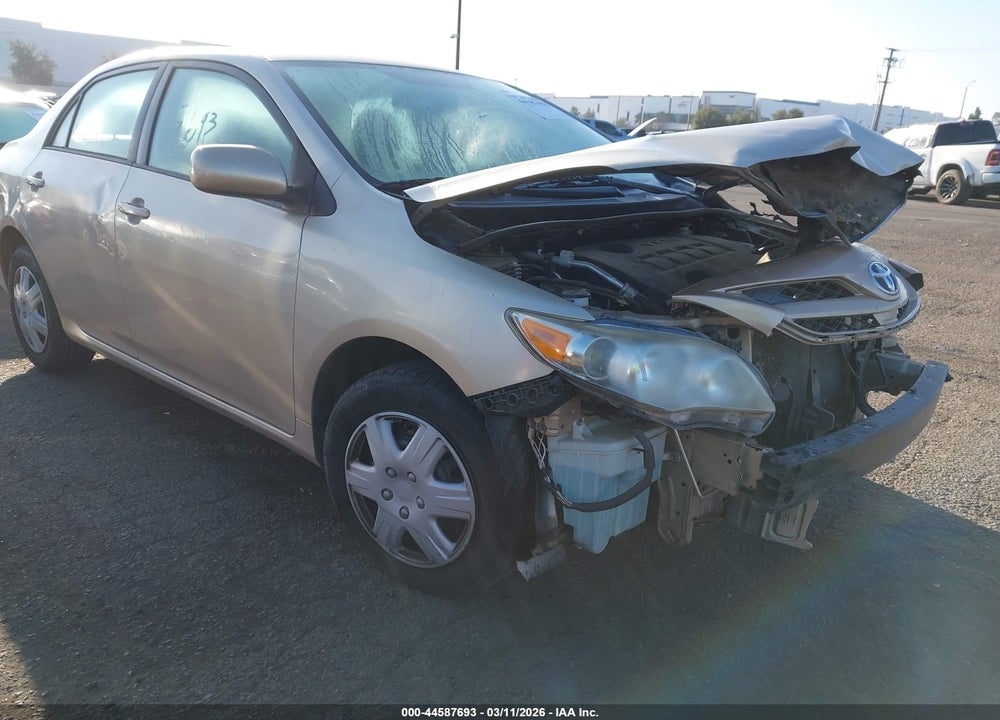2011 TOYOTA COROLLA LE VIN: 2T1BU4EE6BC627044