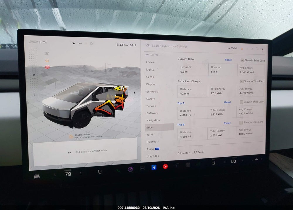 2024 TESLA CYBERTRUCK ALL-WHEEL DRIVE VIN: 7G2CEHEDXRA000654