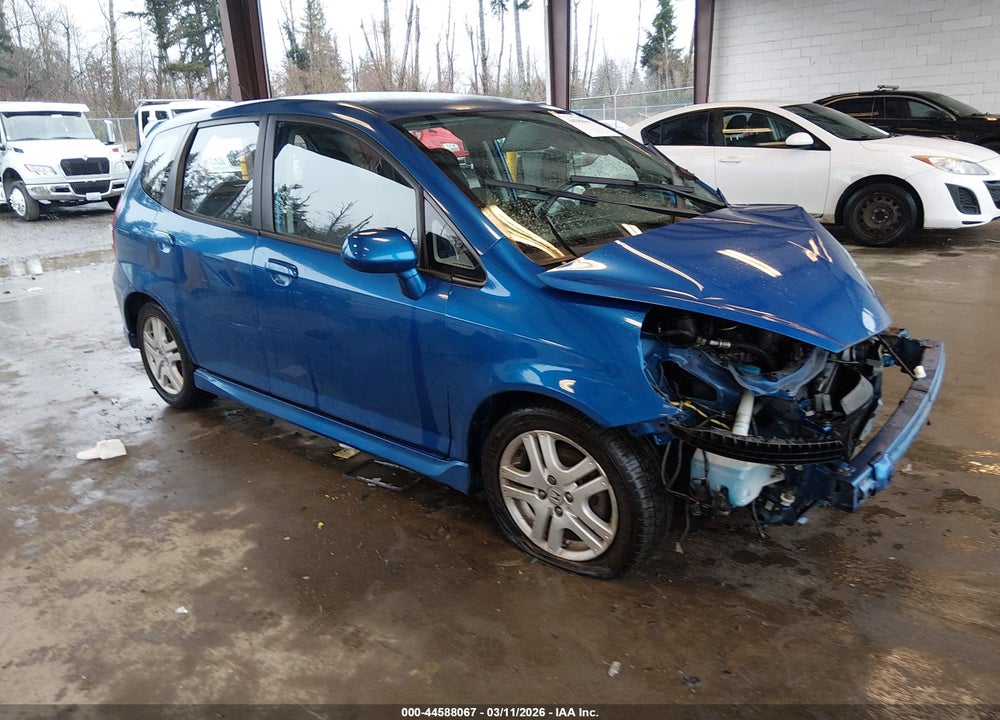 2007 HONDA FIT SPORT VIN: JHMGD38687S043771