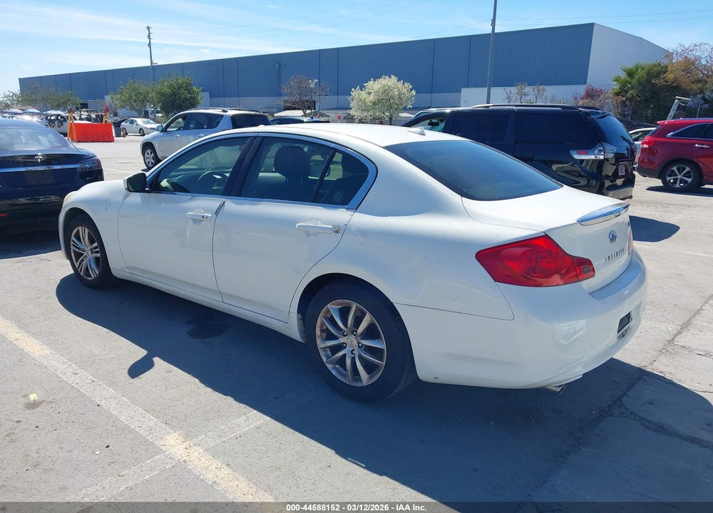 2012 INFINITI G25 JOURNEY VIN: JN1DV6AP2CM701401