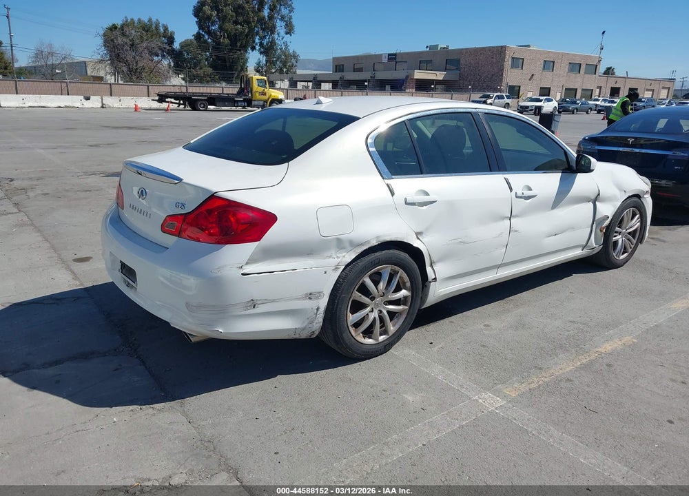 2012 INFINITI G25 JOURNEY VIN: JN1DV6AP2CM701401