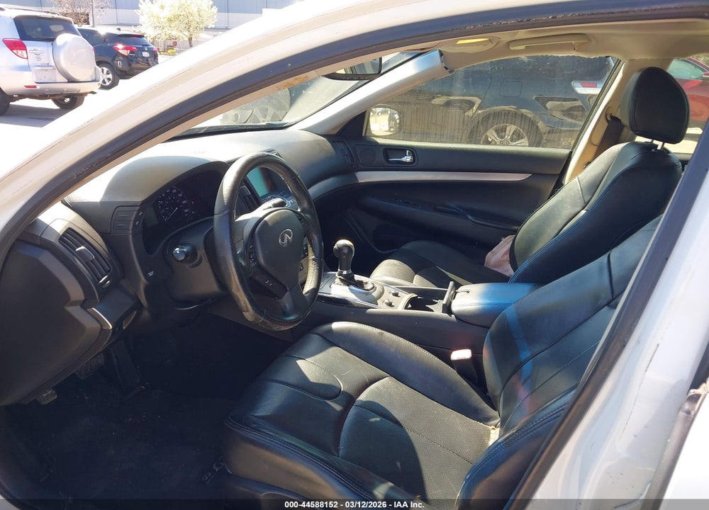 2012 INFINITI G25 JOURNEY VIN: JN1DV6AP2CM701401