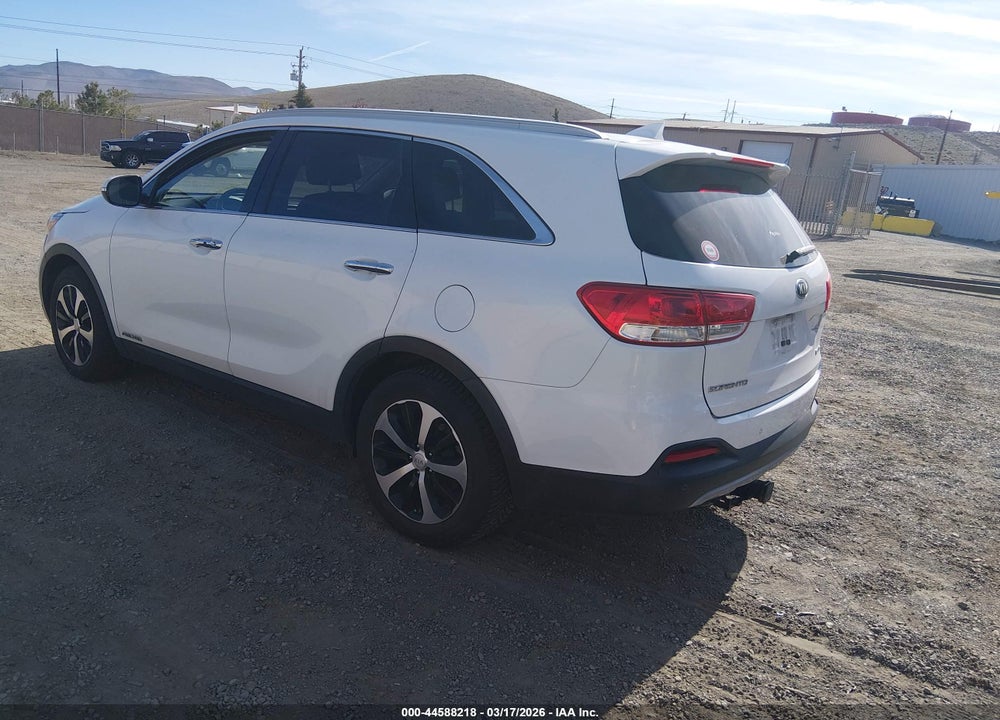2017 KIA SORENTO 3.3L EX VIN: 5XYPHDA50HG271476