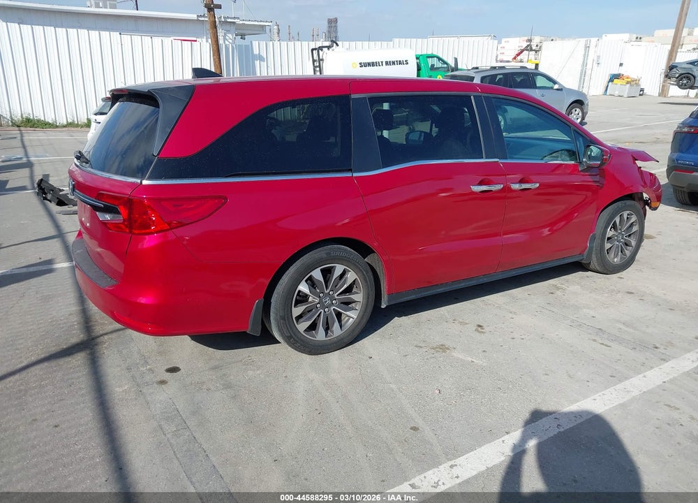 2022 HONDA ODYSSEY EX-L VIN: 5FNRL6H79NB046096