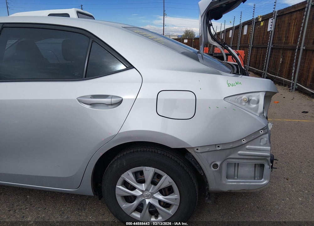 2015 TOYOTA COROLLA L VIN: 2T1BURHE1FC369563
