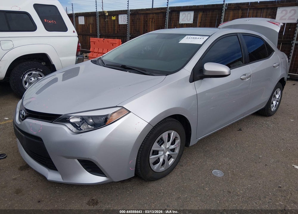 2015 TOYOTA COROLLA L VIN: 2T1BURHE1FC369563