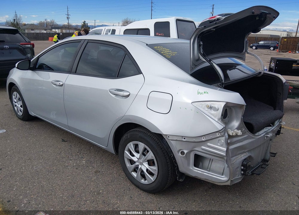 2015 TOYOTA COROLLA L VIN: 2T1BURHE1FC369563