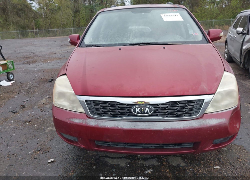 2012 KIA SEDONA LX VIN: KNDMG4C75C6456171