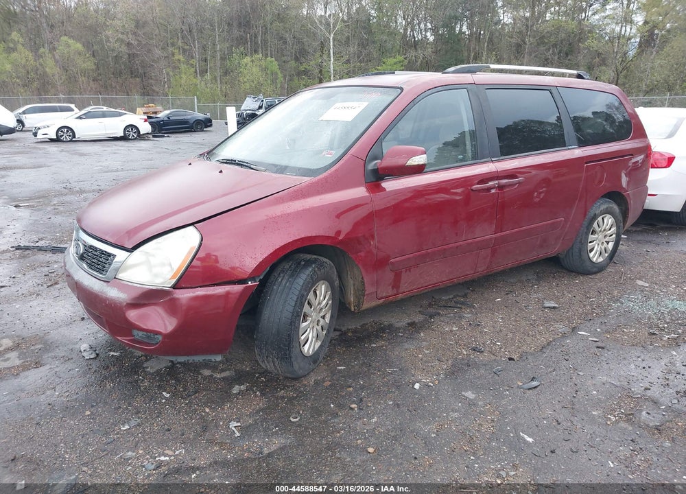 2012 KIA SEDONA LX VIN: KNDMG4C75C6456171