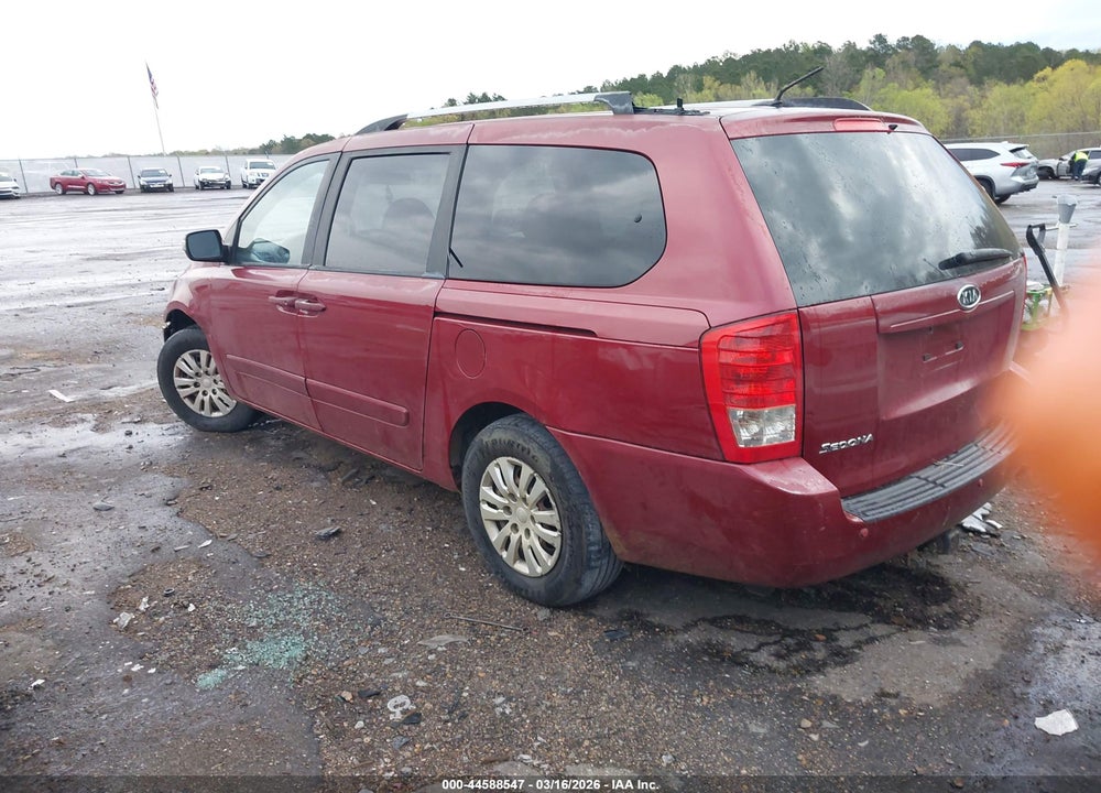 2012 KIA SEDONA LX VIN: KNDMG4C75C6456171