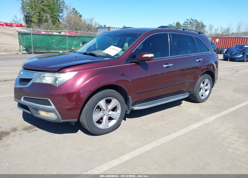 2012 ACURA MDX TECHNOLOGY PACKAGE VIN: 2HNYD2H39CH525649